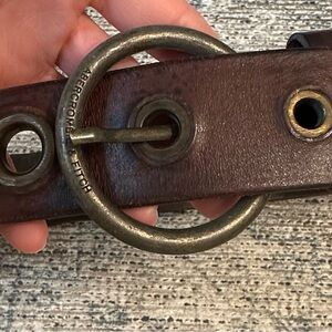 Abercrombie & Fitch Dark Brown Leather Belt